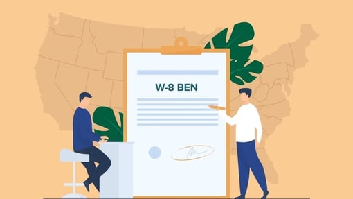 What is the W-8BEN form for foreigners investing in US stocks?